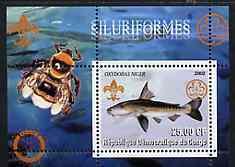 CONGO KINSHASA - 2002 - Catfish - Perf Min Sheet - M N H - Private Issue