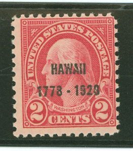 United States #647  Single