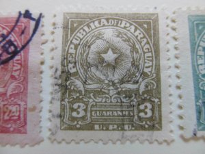 1959 Paraguay 3g WMK STAR FINE USED STAMP A11P27F213-