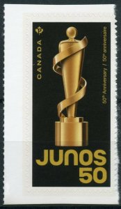 Canada 2021 MNH Music Stamps JUNOS Juno Music Awards 50 Years 1v S/A Set