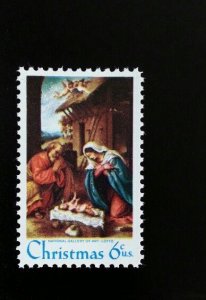 1970 6c Christmas Nativity, National Gallery of Art Scott 1414 Mint F/VF NH