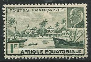 French Equatorial Africa + Scott # 79A - MH