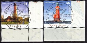 Germany 2006 Lighthouses Mi. 2555/6 Used / CTO