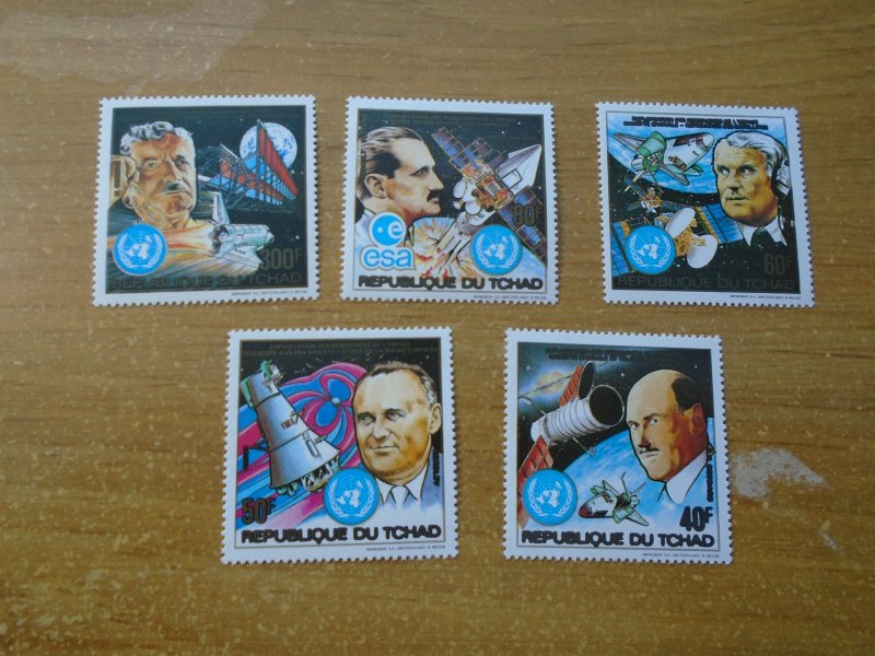 Chad  #  435-39  MNH