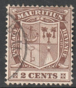 Mauritius Scott 138 - SG182, 1910 Edward VII 2c used