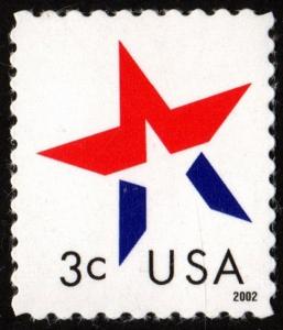 SC#3614 3¢ Star Single (2002) SA