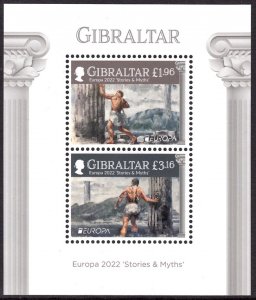 GIBRALTAR 2022 EUROPA CEPT STORIES MYTHS