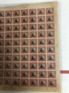 620 Norse American Sheet Of 100 Plate Block Missing Black Pl# Extremely Rare 