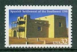 3220 32c Settlement Fine MNH