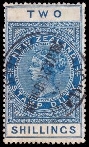 New Zealand Scott AR32 (1907) Used F, CV $12.00 M