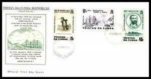 Tristan da Chuna 412-414 U/A FDC