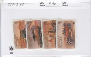 Falkland Islands 473-6 Automobiles mnh