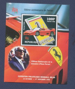 SENEGAL - Scott 1345 - MNH S/S - Ferrari car - 1998