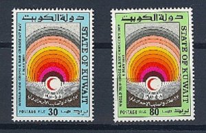 KUWAIT SC# 847-848 RED CROSS AND CRESCENT DAY MAY 8 1981 - MNH