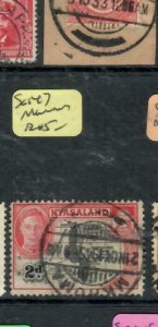 NYASALAND (P2101B) KGVI 2D MAP SG 147  MKHOMA CDS  VFU 