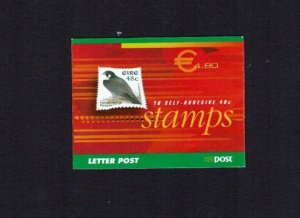 Ireland: 2002, Birds Definitive €4.80 Stamp Booklet, MNH