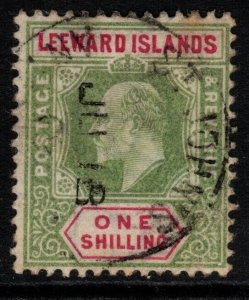LEEWARD ISLANDS SG26 1902 1/= GREEN & CARMINE FINE USED