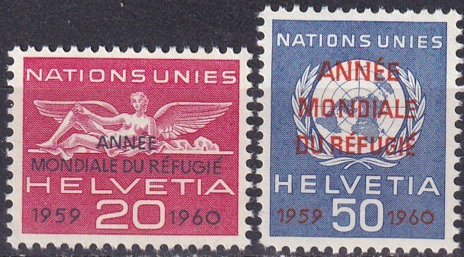 Switzerland #7o31-2 MNH  (K2506)