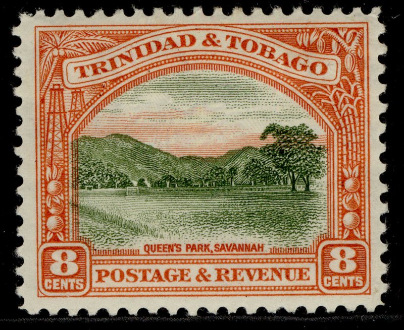 TRINIDAD & TOBAGO GV SG234, 8c sage-green & vermilion, M MINT. 