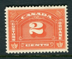 CANADA; Early 1900s Customs Duty issue 2c. unused