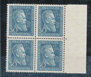 GERMANY 1951 RENTGEN BLOCKS MNH C/V  $ 475.00 