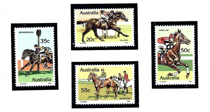 Australia 691-94 MNH 1978 Horse Racing    (ap5496)