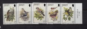 GB-Jersey Sc 646-50 NH issue of 1993 - Birds 