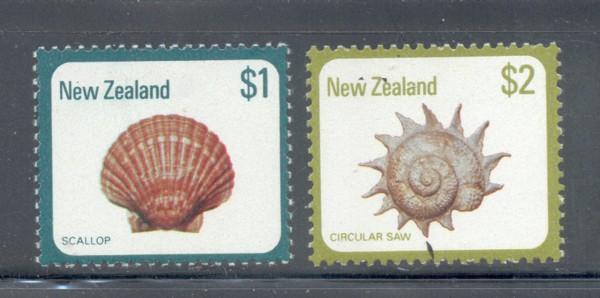 News Zealand Sc 696-7 1979 Seashells stamp set mint NH