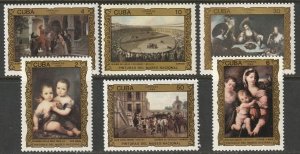 Cuba 1986 Sc 2908-13 set MNH**