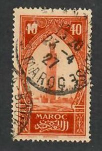 French Morocco; Scott 102; 1923; Used