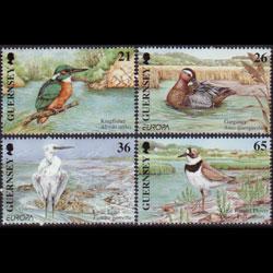 GUERNSEY 2001 - Scott# 732-5 Europa-Birds Set of 4 NH