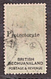 1888 Bechuanaland Protectorate - Sc#54 - 1sh - Queen Victoria - Used cv$60