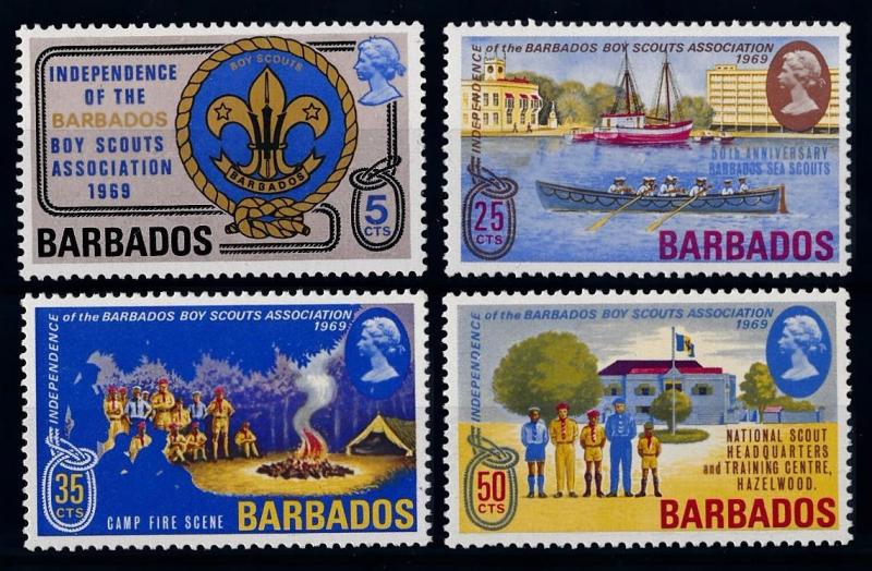 [66718] Barbados 1969 Scouting Jamboree Pfadfinder  MNH