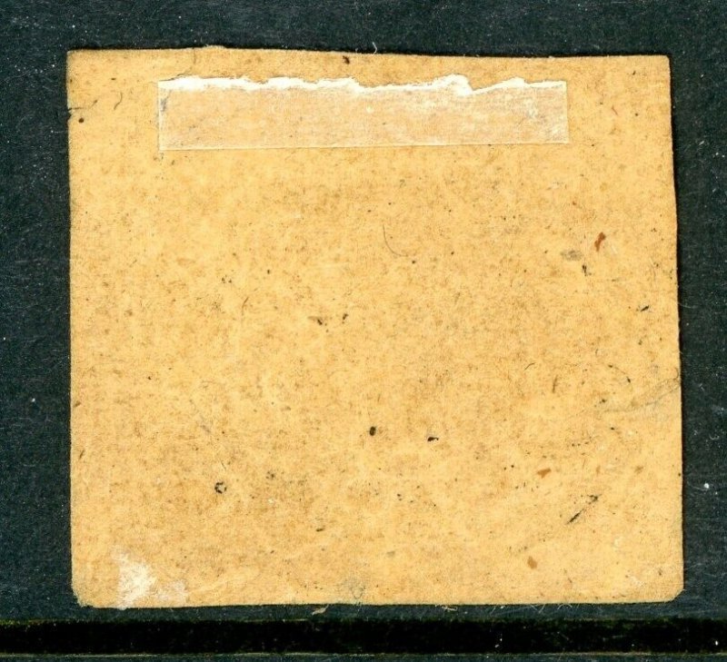 Italy 1852 Roman (Papal) States 3b Brown Scott #3a VFU M982 ⭐⭐⭐⭐⭐