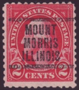 US Precancel Mount Morris Illinois 6970
