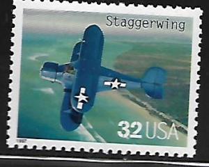 USA, 3142J, MNH, CLASSIC AMERICAN AIRCRAFT, STAGGERWING