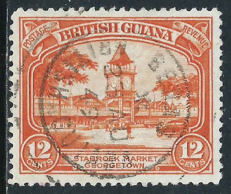 British Guiana, Sc #215, 12c Used