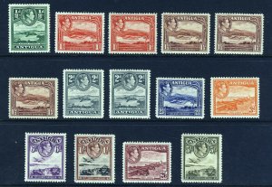 ANTIGUA King George VI 1938-51 Pictorial Part Set + Varieties SG 98 - 107 MINT