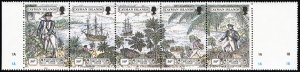 Cayman Islands Stamps # 608 MNH XF Strip Scott Value $32.00