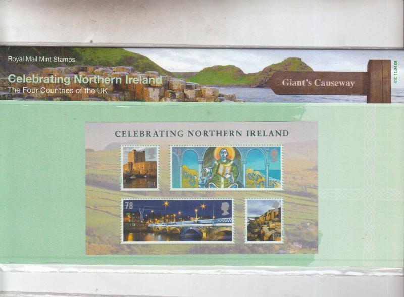 2008  CELEBRATING NORTHERN IRELAND PRESENTATION PACK  NUMBER 410