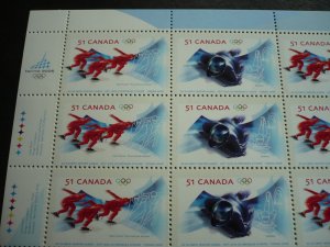 Stamps - Canada - Scott# 2143-2144 - Mint Never Hinged Pane of 16 Stamps