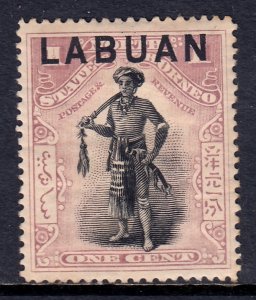 Labuan - Scott #72 - MH - Paper adhesion on reverse - SCV $5.00