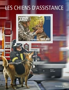 Togo - 2019 Assistance Dogs - Stamp Souvenir Sheet - TG190561b