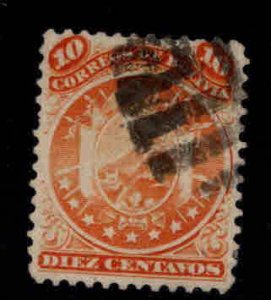 Bolivia Scott 31 Used 1890  9 stars