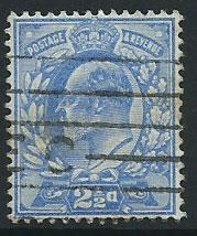 GB Edward VII  SG 276   used light reverse tone spot