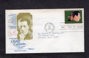 1484 Geo Gershwin, FDC Fleetwood addressed