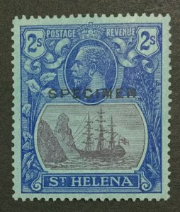 MOMEN: ST HELENA SG #108s 1927 SPECIMEN MINT OG H LOT #191481-626