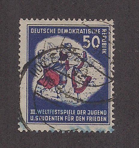 GERMANY - DDR SC# 88 F-VF U 1951