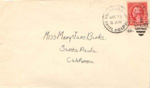 United States California Naval Hosp. Br. San Diego 1930 numeral duplex  1929-...