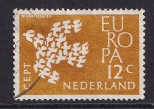 Netherlands   #388  used 1961   Europa  doves 12c